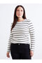 Timeless Recommendations from Timeless Store |   Crew Neck Striped Women's T-Shirt - 2
