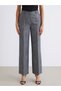 Soulife Gray Loose Fit Wide Leg Women's Trousers - 2