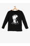Ataturk Printed Signed Long Sleeve Black T-Shirt - 2