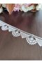 Guipure French Lace, Needlework Look Guipure Lace Accessory, Cream Ribbon Embroidery Trim (1 Meter) - 4