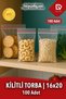 16X20Cm 100-Pack Refrigerator Ziplock Bags Freezer Treat Bags Snack Invitation Henna Gift Bags - 2
