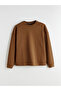 Crew Neck Oversize Women's Sweatshirt - 5