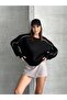 Aktif Oversized Active Black Sweatshirt