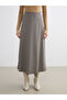Buy Zippered A-Line Skirt with Houndstooth Pattern - 2