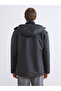 Standard Mold Hooded Men's Coat - 5