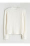 Alita City Lcw Everyday White Raschel Plain Women's Cardigan with a Difference - 6