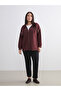 Hooded Oversize Women's Zippered Sweatshirt - 6