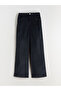 Women's Velvet Pants with Elastic Waist - 5