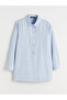 Shirt Collar Striped Poplin Women's Tunic - 5
