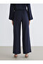 Esvab • Modern & Distinctive Wide-Leg Women's Trousers with Waist Drawstring - 5