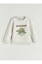 Two Mt Shop Quality Lcw Kids White 3 Thread Raster Printed Standard & Regular Boys' Sweatshirt - 2