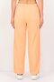 Women Regular Fit Solid Non Stretchable Wide Leg Pants, Orange - 3