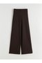 Özmarka New Season Elastic Waist Wide Leg Women's Sweatpants - 5