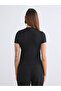 Lcw Vision Black Soft Touch Women's T-Shirt - 4