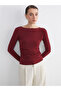 Boat Neck Gathered Blouse