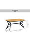 Elegant and Modern Design Rectangular Extension Table - 5