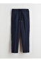Esvab • Modern & Distinctive Waist Drawstring Carrot Planting Women's Pleated Pants - 6