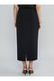 Zippered Waist Slit Skirt from Uzg Store for Style Enthusiasts - 8