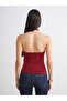 Burgundy Halter Neck Women's Athlete - 4