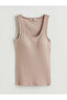 Lcw Everydayu Women's Ribbed Collar Tank Top - 5