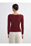 Boat Neck Gathered Blouse - 5