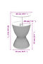 3-in-1 Ice Cooler Table Light Brown Polypropylene - 6