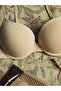 Pink Underwire Padded Plain T-Shirt Bra - 2
