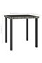 Garden Dining Table Grey 70x70x73 cm Poly Rattan - 3