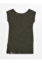 Crew Neck Printed Short Sleeve Women's Beach Dress (S4) - 6