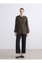 Vizyon New Season Elastic Waist Wide Leg Women's Trousers