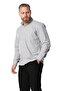 Long Sleeve Lumberjack Men's Flannel Autumn and Winter Shirt Light Gray 4033 - 2
