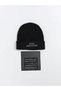 New Season Men's Knitwear Beanie with Velcro Detail - 3