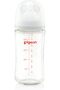 Softouch Wide Neck Glass Nursing Bottle, Medium Nipple Size, BPA Free, 3+ Months, 240ml
