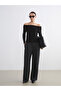 Esvab • Modern & Distinctive Wide Collar Women's Knitwear Sweater - 3