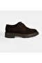 Men's Brown Lace-Up Casual Suede Shoes - 2