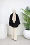 Poncho, Cashmere, Imported, Non-Shedding, Leather Belt, Long Length - 5