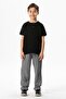 Elastic Waist Muslin Pocket Summer Children's Pants Gray Gray - 4