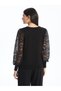 Lcwaikiki Crew Neck Lace Detailed Women's Knitwear Sweater (W4) - 4