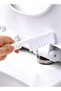 Silicone Toilet Brush with Wall Mount Holder, Soft Hair Cleaning Set for Home Bathroom - 5