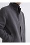 Özmarka New Season Standard Fit Stand Collar Men's Cashmere Coat - 3
