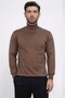 Full Fisherman Dark Brown Knit Sweater