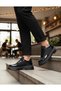 BA0243 Lace-Up Patent Leather Parachute-Detail High Black Sole Men's Shoes