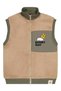 Every Day Printed Vest for Ages 6-9 - Khaki 7-8 Years Old