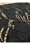 Black Beads and Sequins Embroidered Lace Fabric 130 cm Width |   A Piped K – Dress Material – Stylish Design Fabric - 2