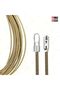 RACO Cable Pulling Spring Wire Puller Tool Gold 4mm (20 Meter) - 3
