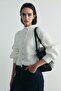 Ecru Mindy Balloon Sleeve Knit Cardigan - 6