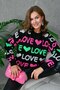 Soft Textured Oversized Crew Neck Knitwear Sweater Aw25Kz0066 - 2