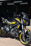 مجموعة ملصقات كاملة باللون الأصفر غير اللامع مطبوع لـ Bajaj Dominar 400 - 4