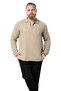 Long Sleeve Double Muslin Men's Autumn and Winter Sweatshirt Mink Vzn - 3