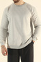 Men's Regular Winter Cotton Fleece-Lined Crew Neck Relaxed Fit Sweatshirt - 7